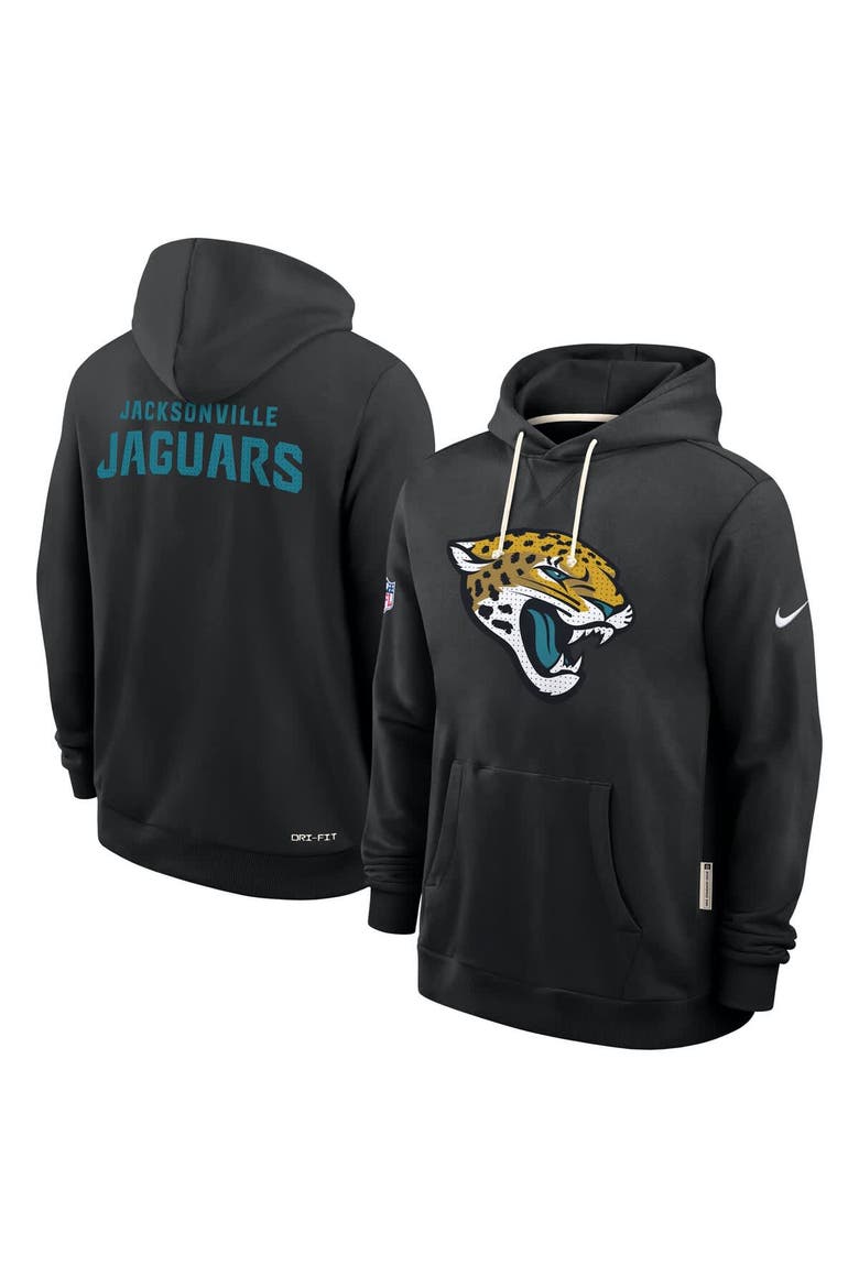 Men's Nike Black Jacksonville Jaguars Sideline Standard Issue Initial Home Dri-FIT Hoodie, Alternate, color, Black