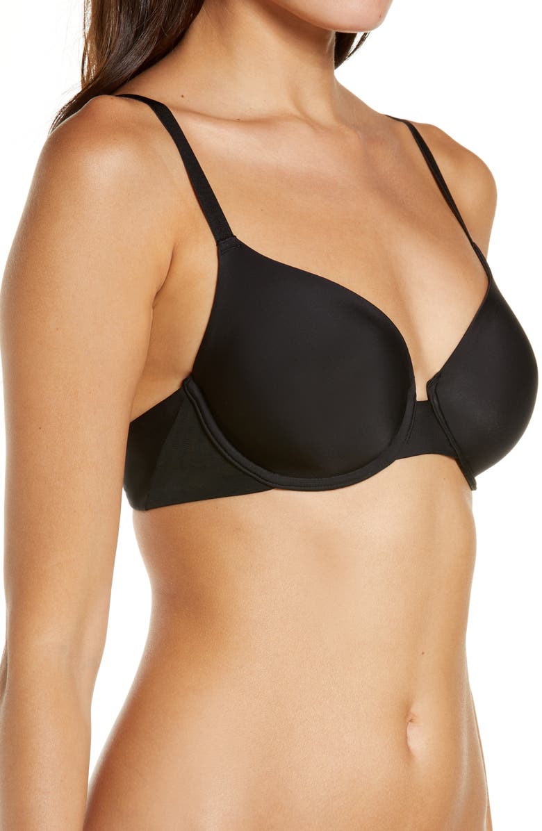 Simone Perele Multiposition Unlined Bra, Alternate, color, Black