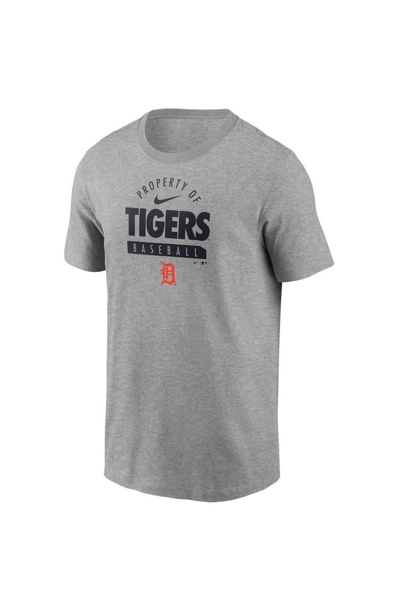 Nike Men's Nike Gray Detroit Tigers Primetime Property Of Practice T-Shirt, Alternate, color, 