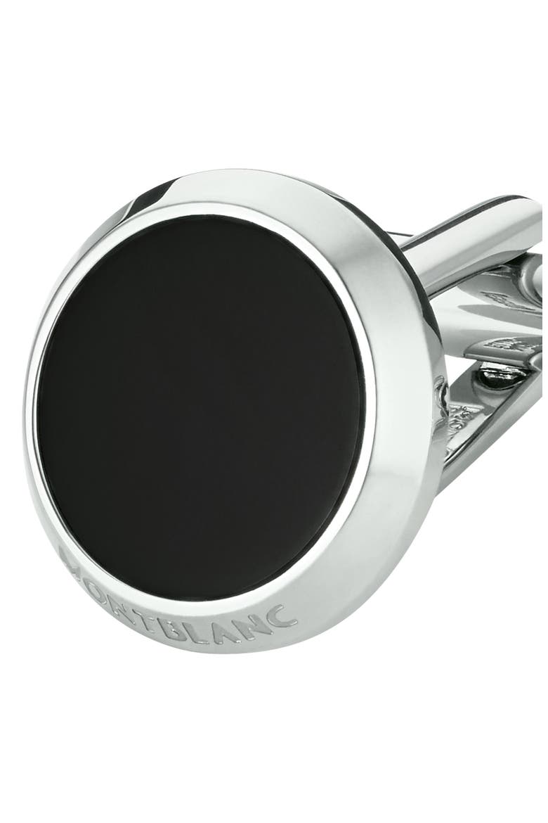 Onyx Cuff Links, Alternate, color, STAINLESS STEEL