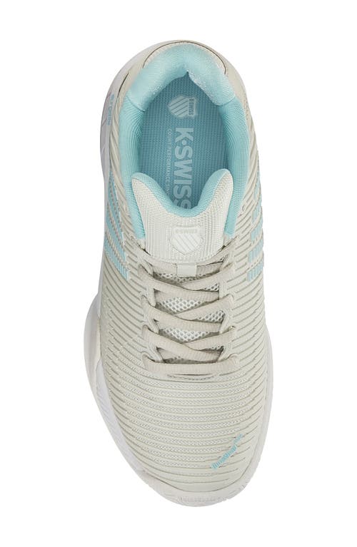 K-swiss Hypercourt Express 2 Tennis Shoe In Gray/wht/bluglw