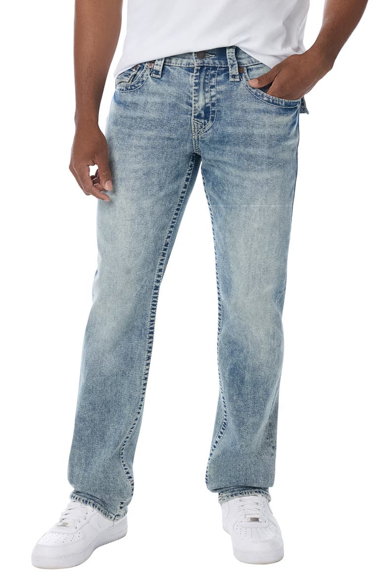 Ricky Big T Flap Straight Jeans, Main, color, GRAVEL SPUR FADE MEDIUM WASH