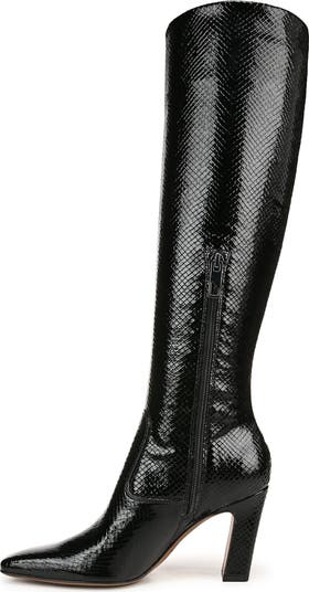 Bowman Snakeskin Embossed Knee High Boot