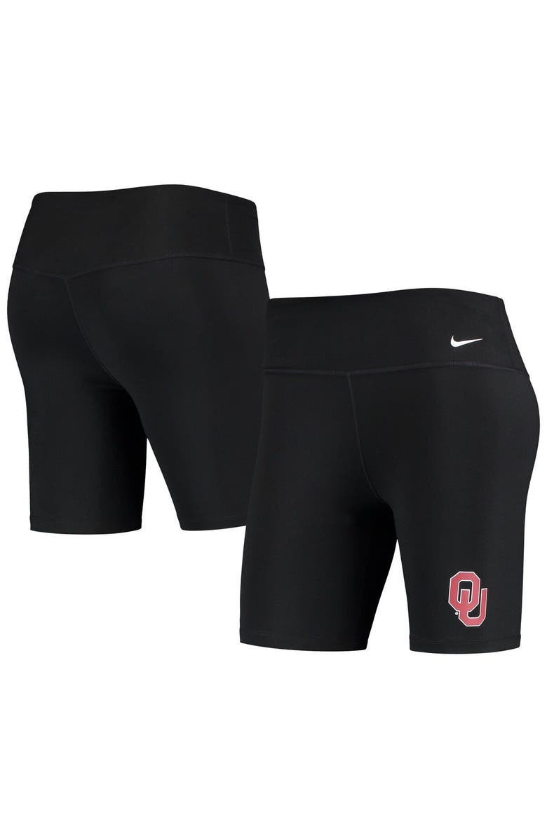 Nike Women's Nike Black Oklahoma Sooners Biker Performance Shorts, Alternate, color, Black