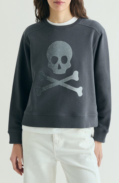 Skull Glitter Sweatshirt