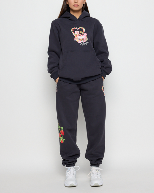Samii Ryan Life Is Sweet Hoodie In Black