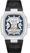 Kenneth Cole New York Automatic Leather Strap Watch, 40mm x 47.5mm