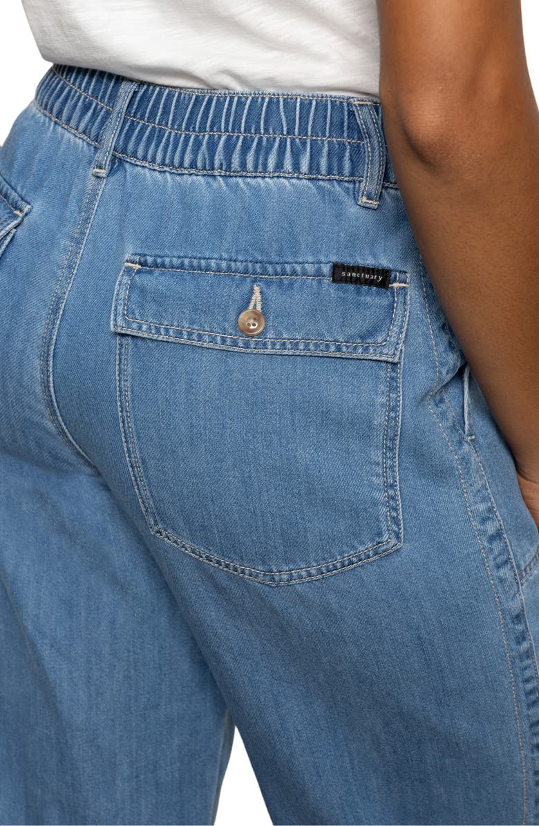 Sanctuary Cruiser High Waist Ankle Denim Chinos, Alternate, color, 