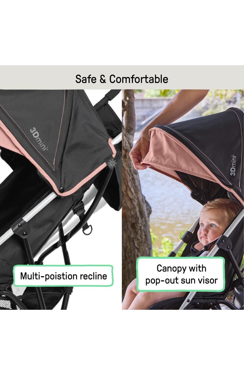 INGENUITY 3D Mini Convenience Stroller, Alternate, color, Pink