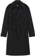 BOSS Jared Double Breasted Trench Coat