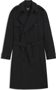 BOSS Jared Double Breasted Trench Coat
