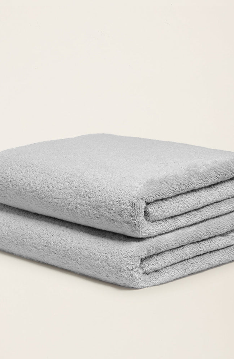 Italic Ultraplush Australian Cotton Bath Towels, Alternate, color, Light Gray