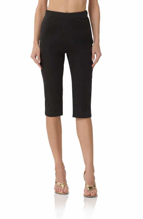 Calla Faux Leather Capri Pants