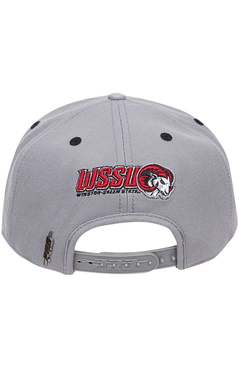 PRO STANDARD Men's Pro Standard Gray Winston Salem Rams Evergreen WSSL Snapback Hat, Alternate, color, Gray
