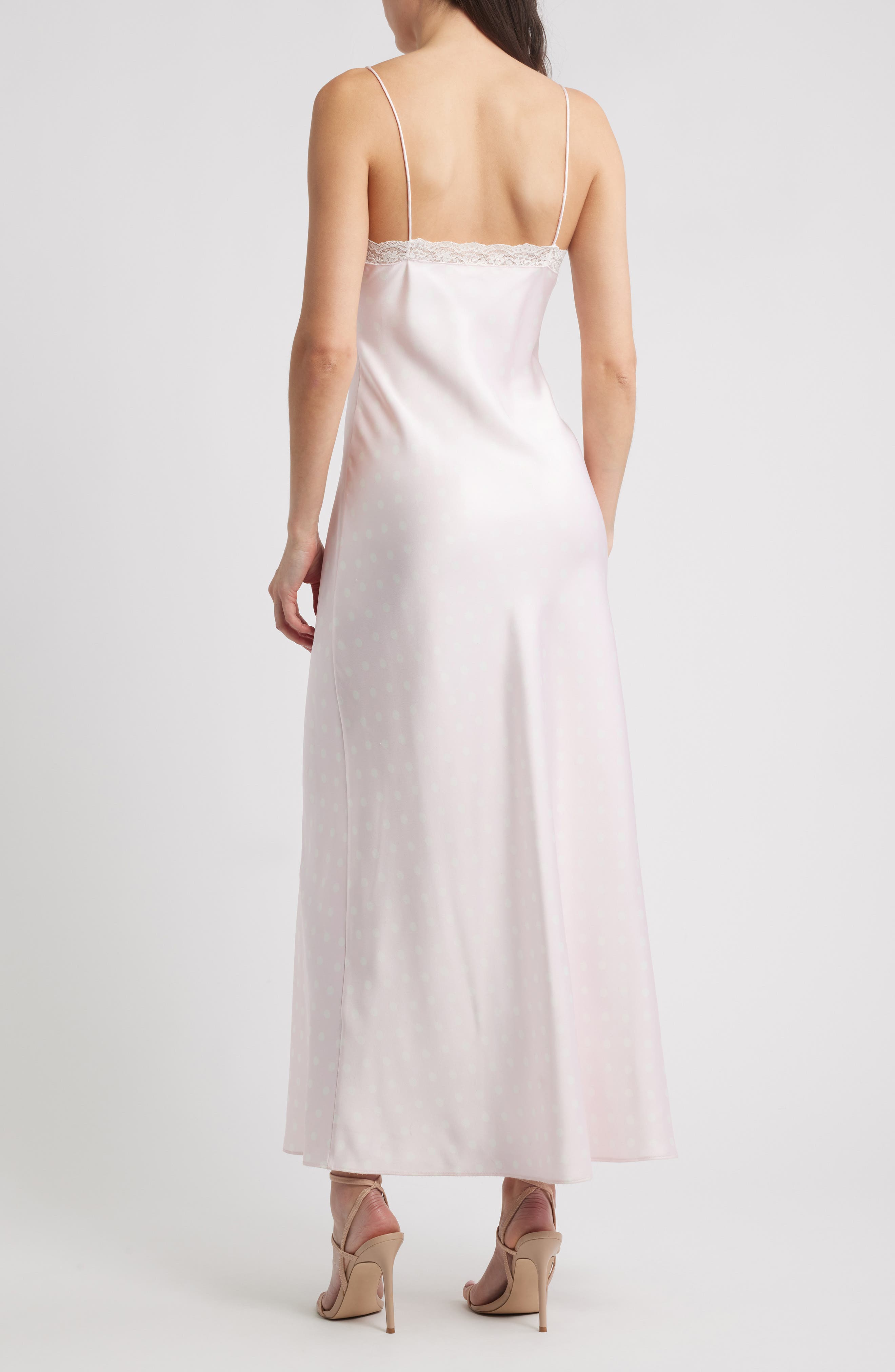 Manuela Satin A-Line Maxi Dress - image 2