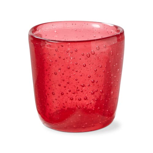 tag Paint Box Blown Glass Tealight Holder in Red  product