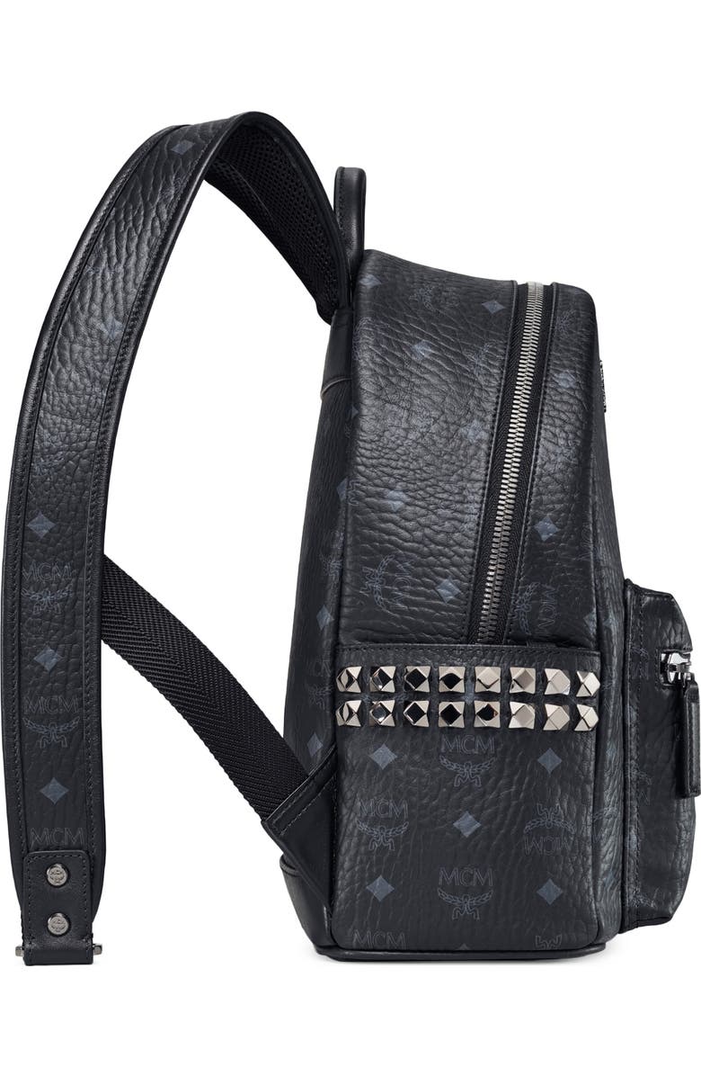 MCM Stark 32 Visetos Canvas Backpack, Alternate, color,