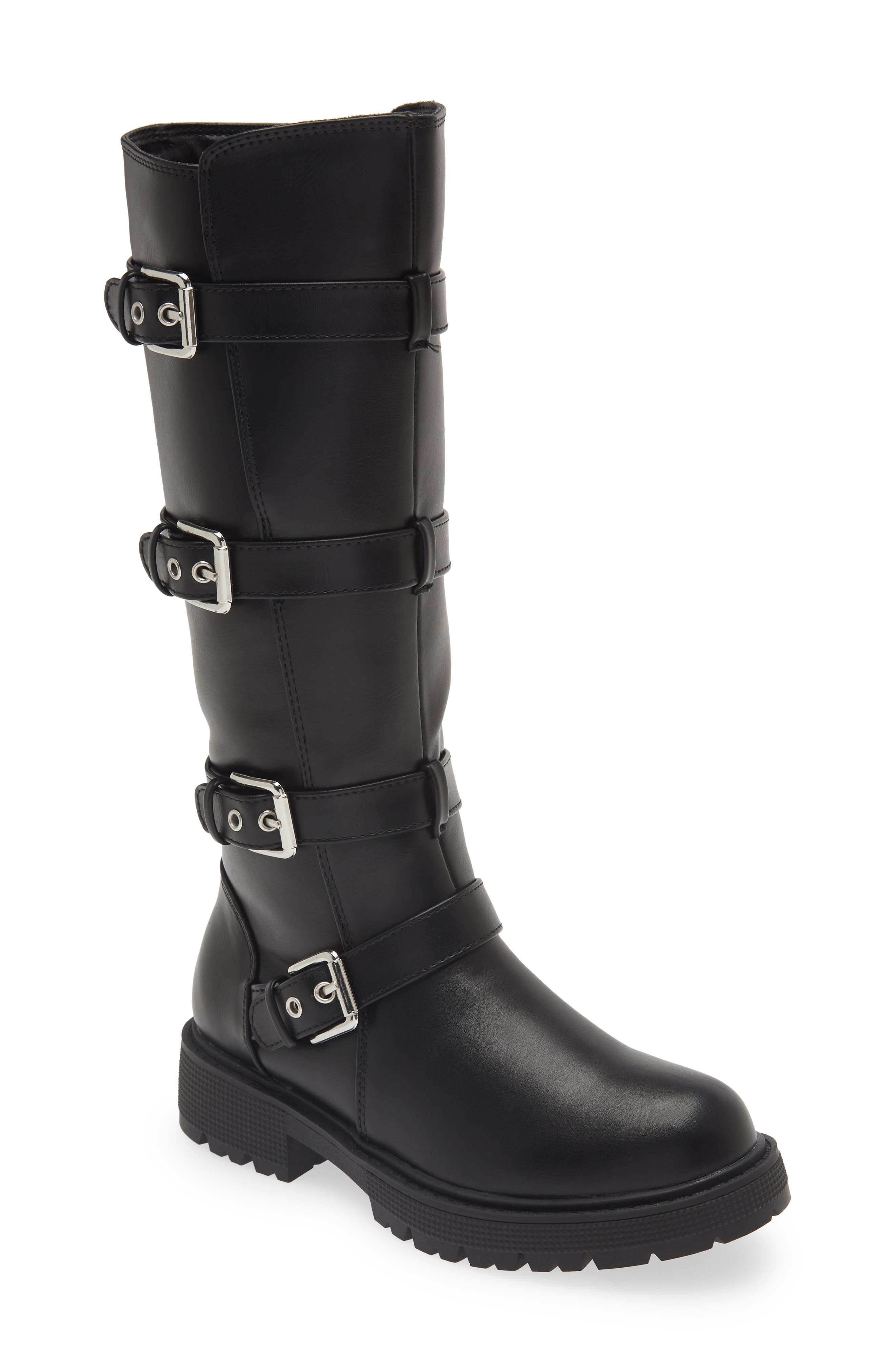 Steve Madden Kids' Brookee Buckle Boot, Main, color, 