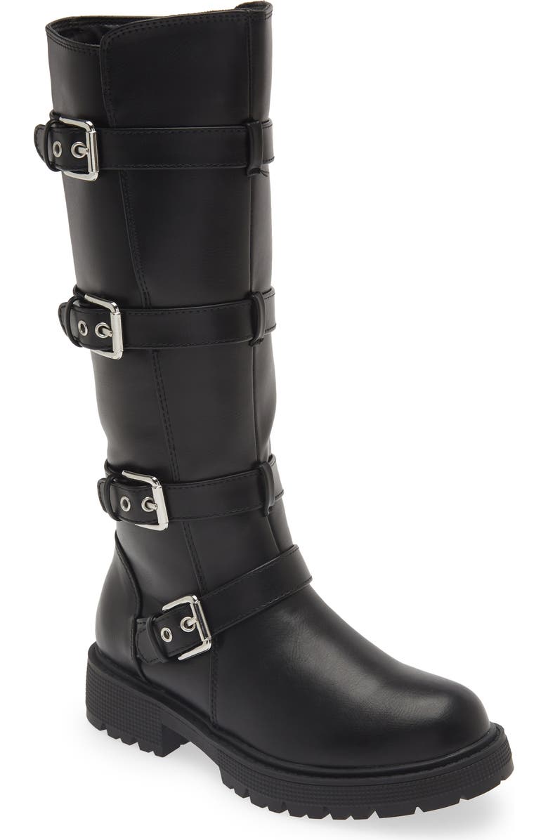 Steve Madden Kids' Brookee Buckle Boot, Main, color,