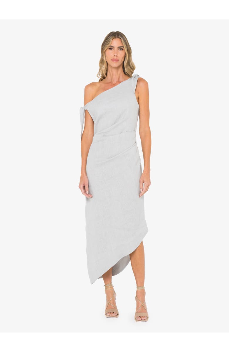 JBQ Evie Dress, Main, color, Silver