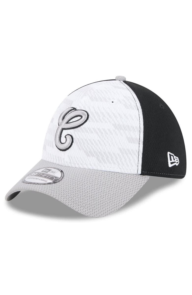 New Era Men's New Era Black/Gray Chicago White Sox 2025 MLB Clubhouse 39THIRTY Flex Hat, Main, color, Black