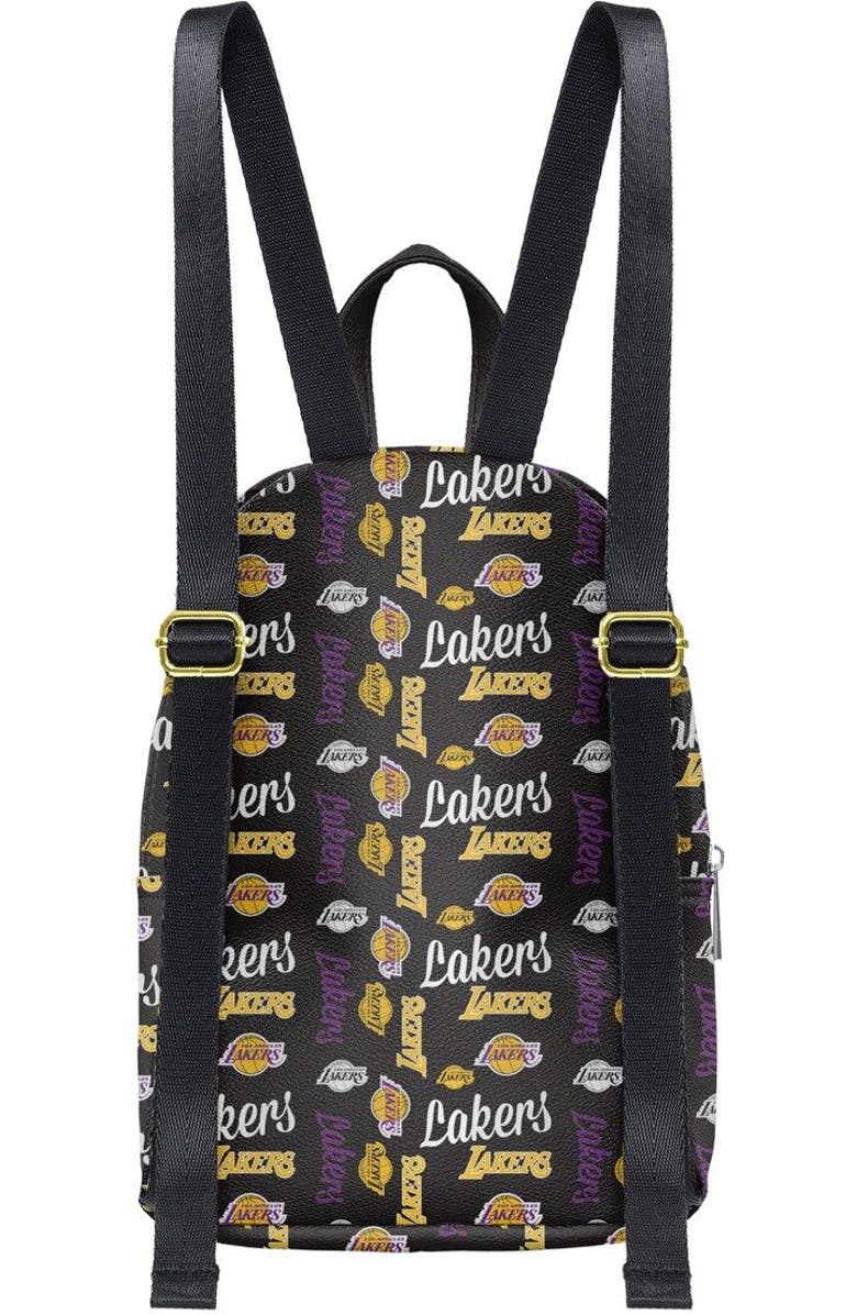 FOCO Youth FOCO Black Los Angeles Lakers Repeat Brooklyn Mini Backpack, Alternate, color, Black