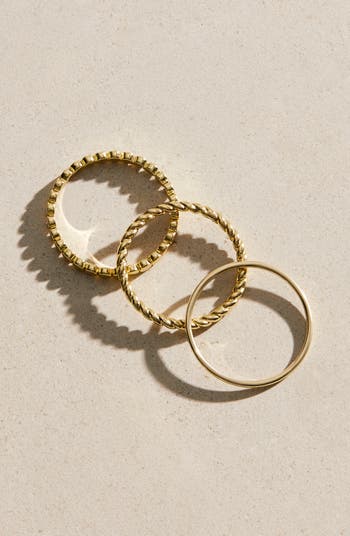 【ana luisa】ADRIANNA SET リング Gold Ring Set - Adrianna Set | Ana Luisa | Online Jewelry
