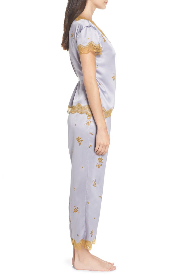 Colette Pajamas, Alternate, color, GREY LILAC FALLING LEAVES