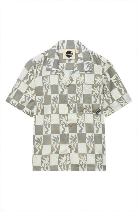 Kids' Clara Palm Button-Up Shirt (Toddler, Little Kid & Big Kid)
