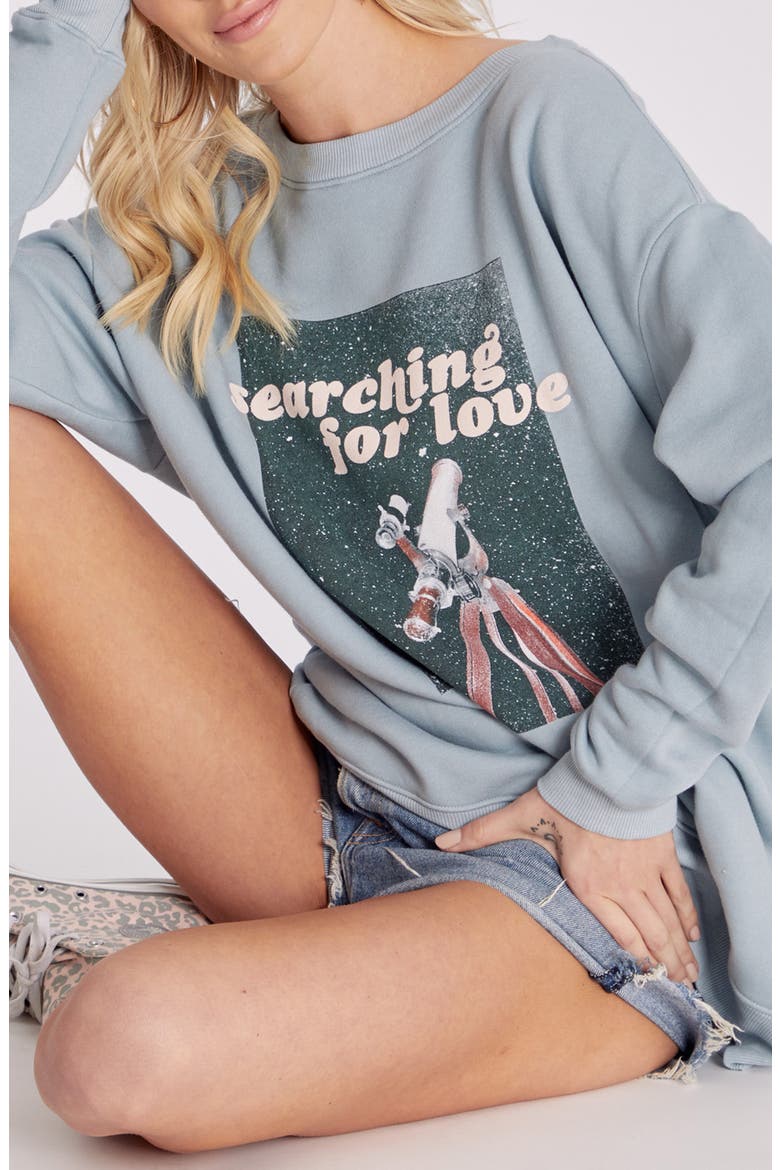 Roadtrip Love Graphic Sweatshirt, Alternate, color, ROBIN