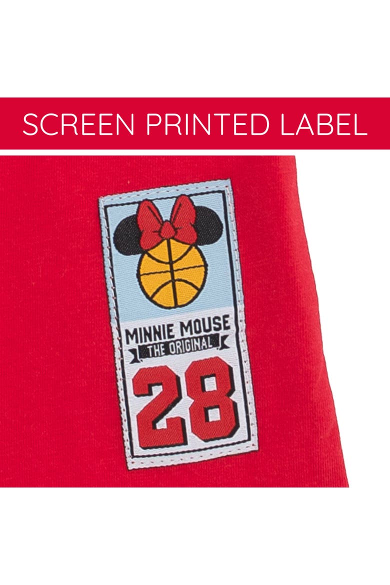 Minnie Mouse Jersey Dress, Alternate, color, Varsity Red Minnie