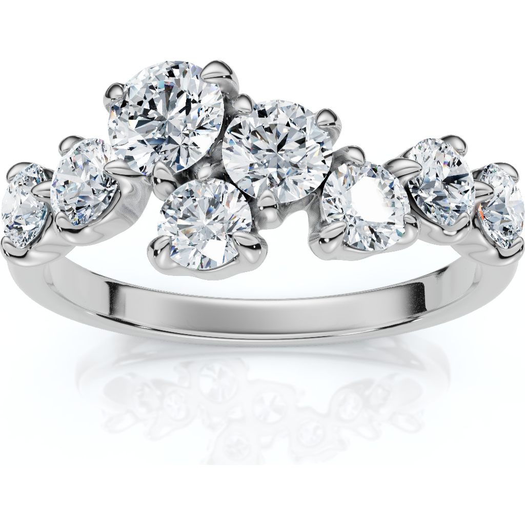 Bliss Diamond 1.00ct Diamond Constellation Wedding Anniversary Ring 14k Gold Or Pt Lab Grown