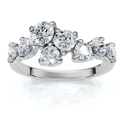 Bliss Diamond 2ct Tw Diamond Constellation Anniversary Ring 14k Gold Or Platinum Lab Grown