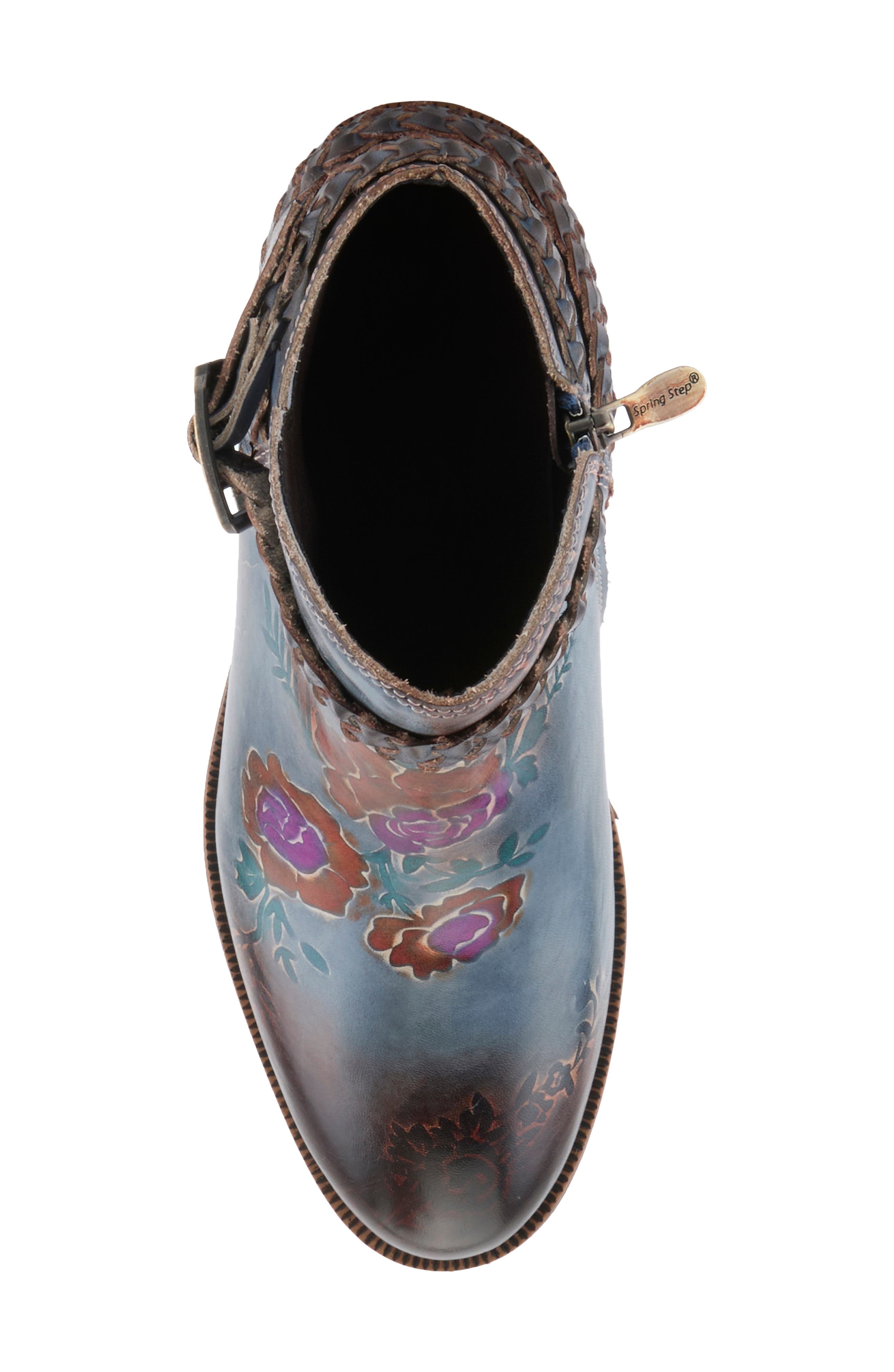 Across Bootie, Alternate, color, BLUE MULTI