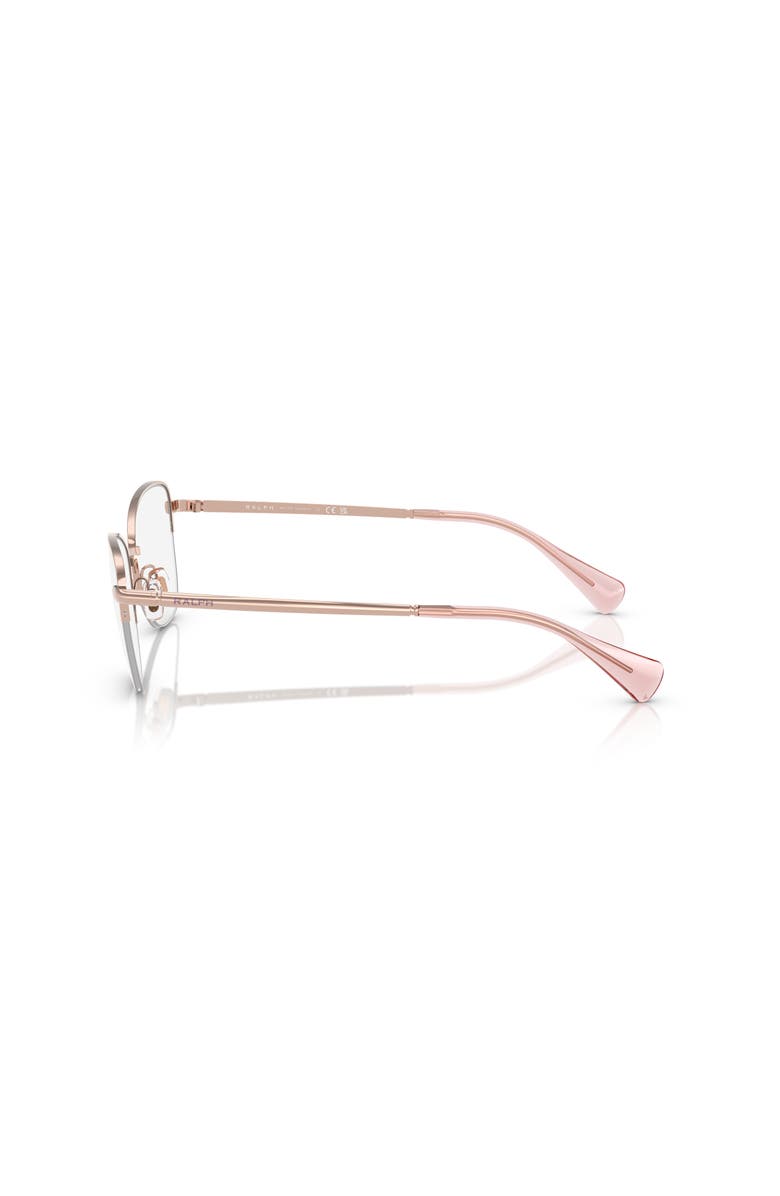 RALPH 53mm Irregular optical glasses, Alternate, color, Rose Gold