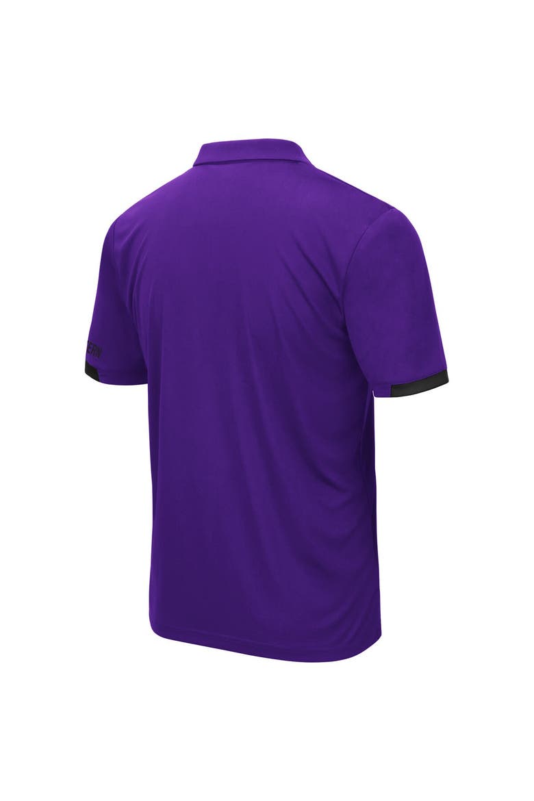 Men's Colosseum Purple Northwestern Wildcats Santry Lightweight Polo, Alternate, color, Purple
