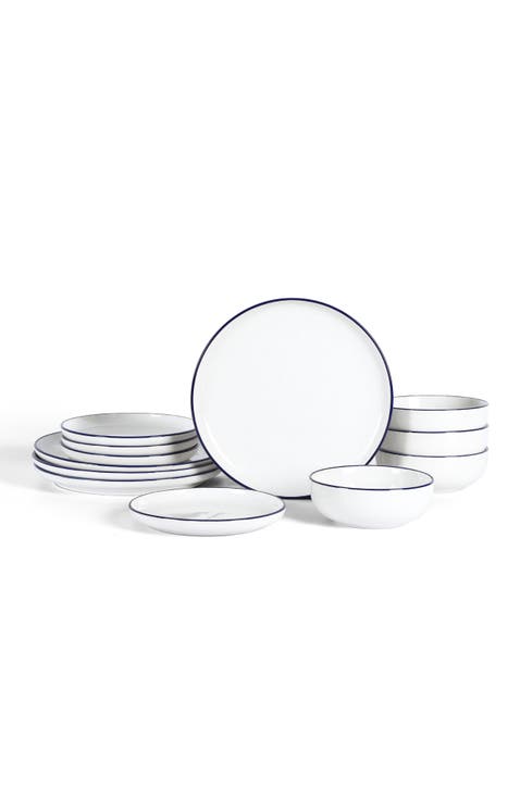 Ezra Stoneware 12-Piece Dinnerware Set