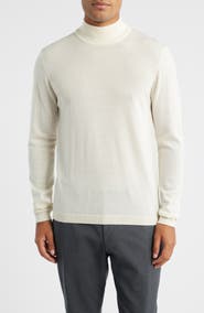 Jack Victor Mock Neck Wool & Silk Sweater