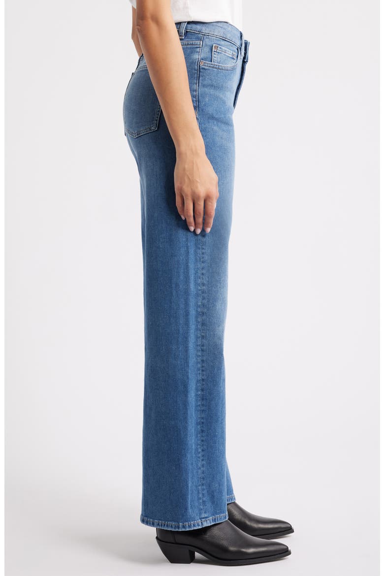 NCE High Waist Wide Leg Jeans, Alternate, color, DAY DREAMER