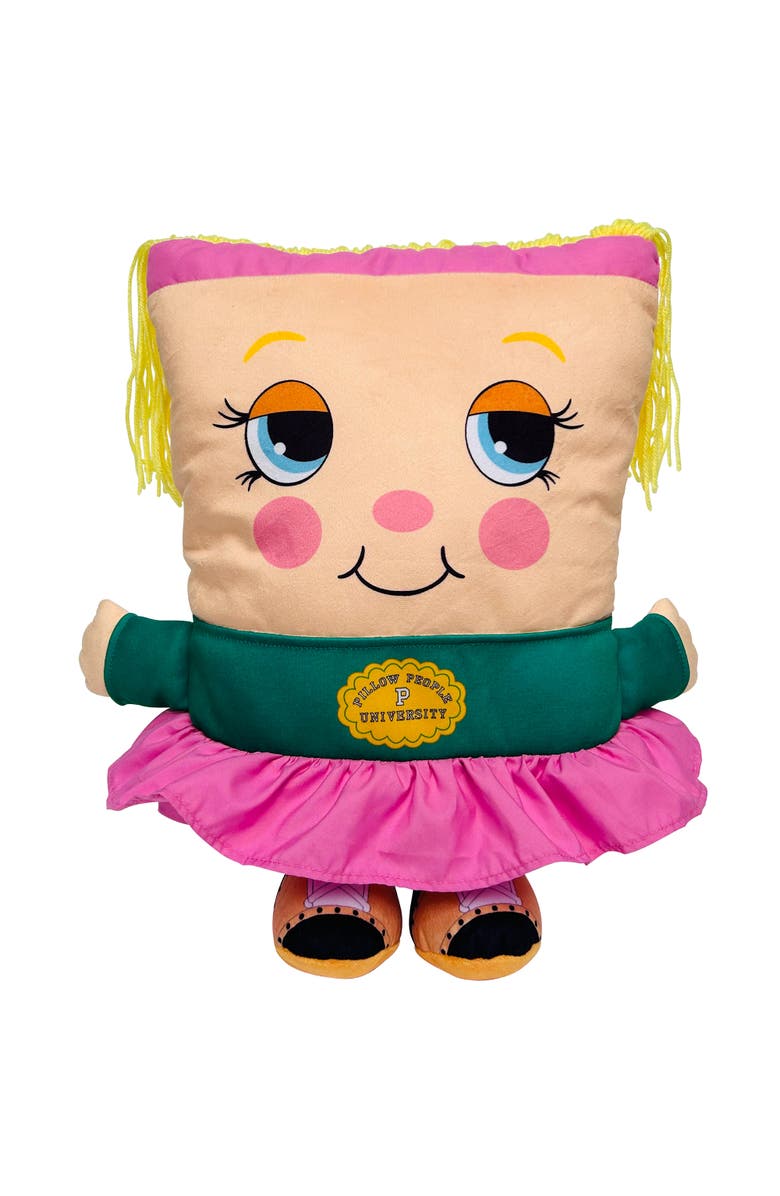 Pillow People Jill College Plush  2In1 Toy & Pillow, Main, color, Multicolored