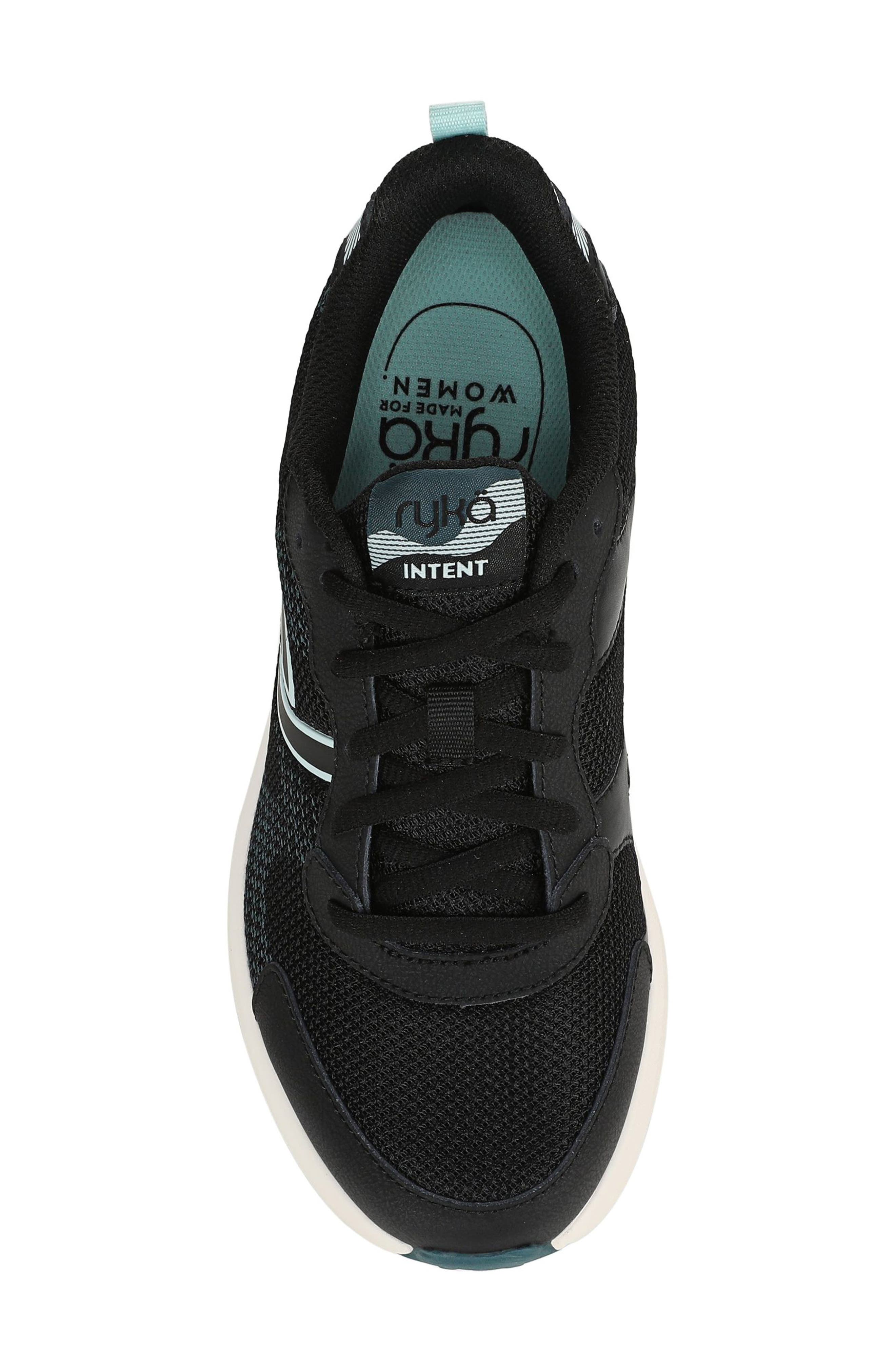 Rykä Intent Walking Sneaker, Alternate, color, Black