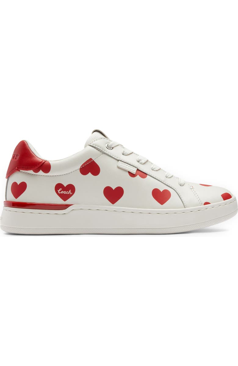 COACH Lowline Heart Sneaker, Alternate, color,