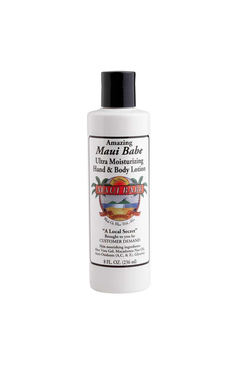 Maui Babe Hand and Body Lotion 8oz, Alternate, color, NO COLOR