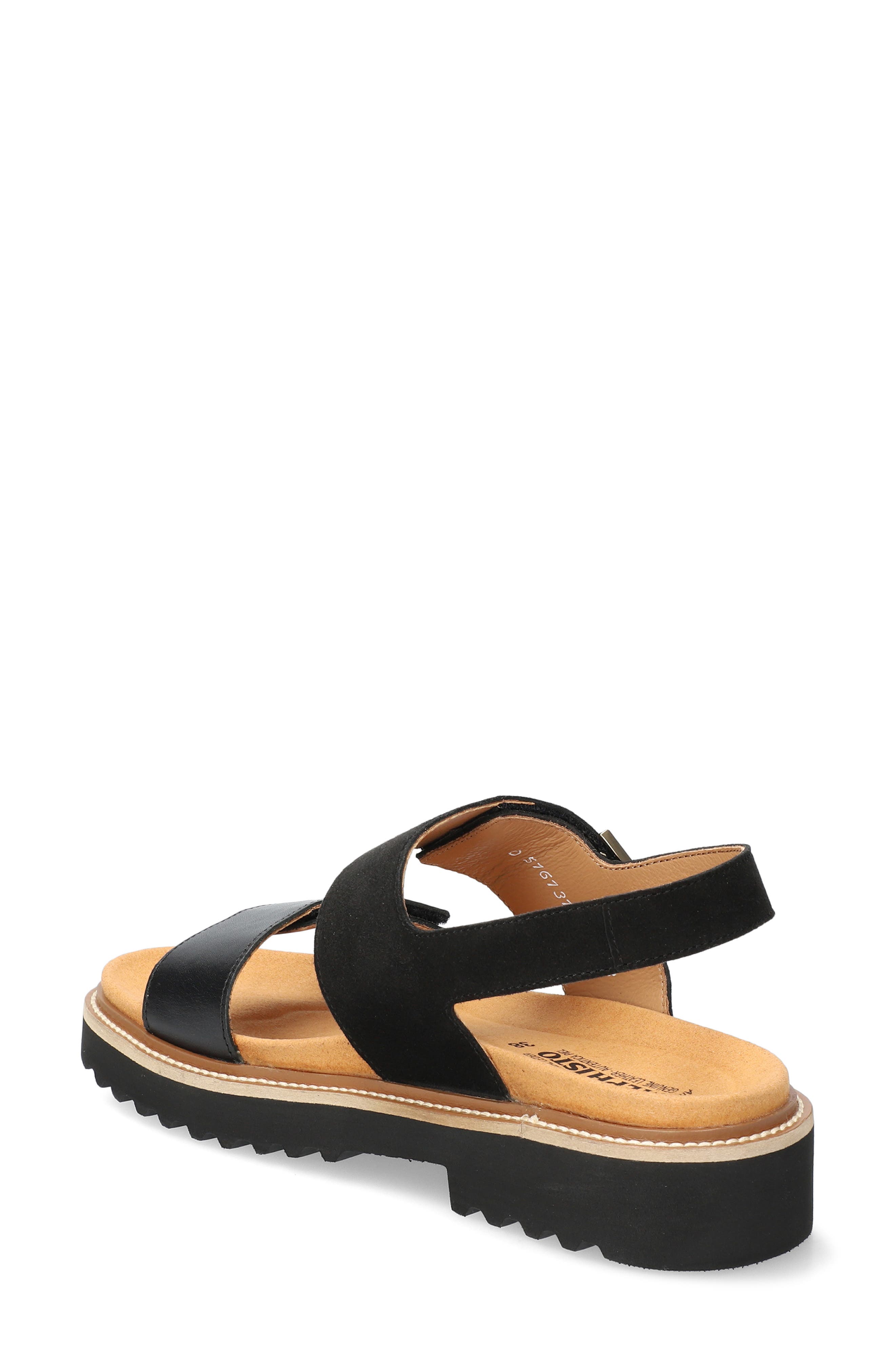 Mephisto Violane Platform Sandal, Alternate, color, Black