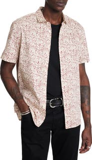 John Varvatos Sean Short Sleeve Button-Up Shirt