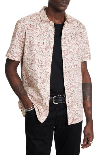 John Varvatos Sean Short Sleeve Button-up Shirt