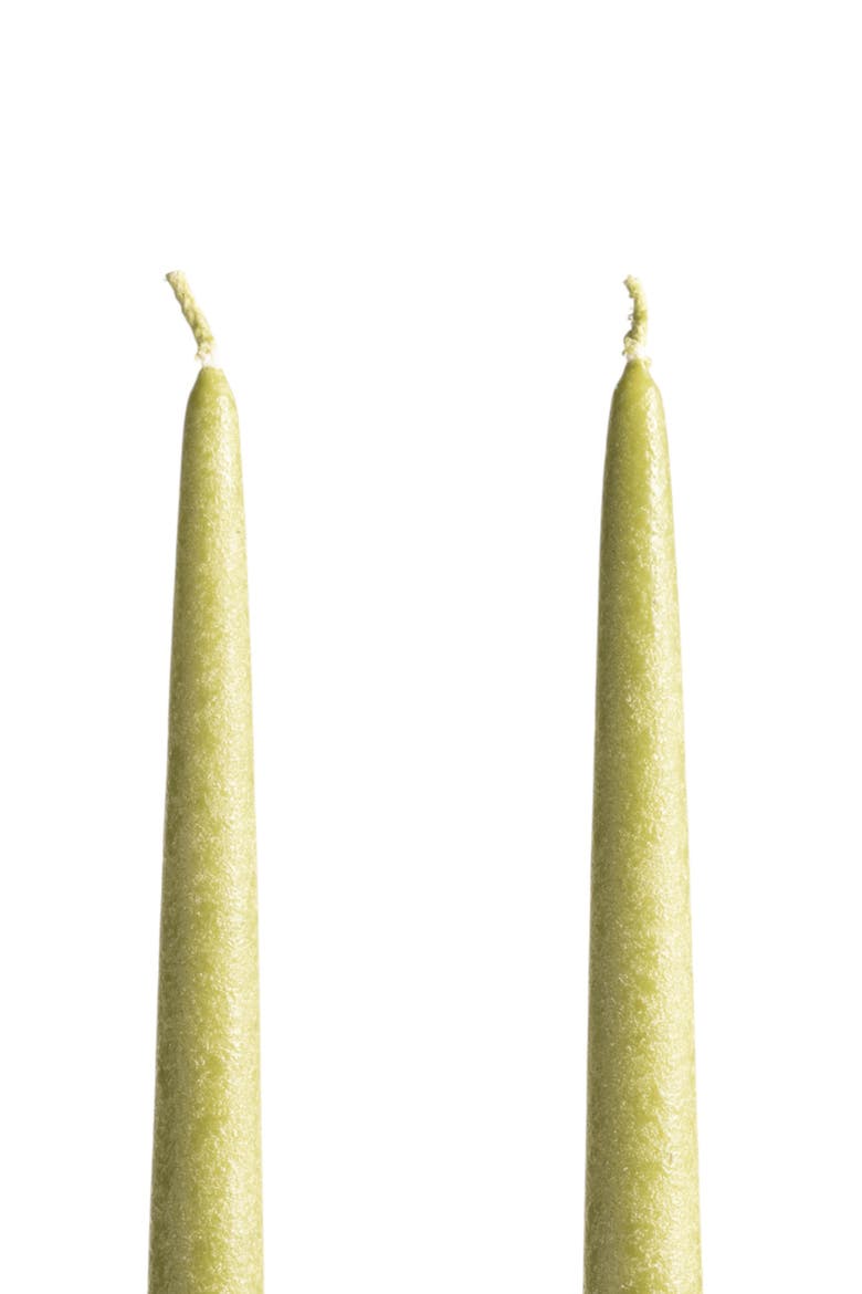 Deurne 6 Pcs Candlestick 12 In, Alternate, color, Green