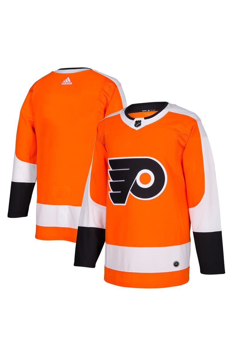 adidas Men's adidas Orange Philadelphia Flyers Home Authentic Blank Jersey, Main, color, Orange