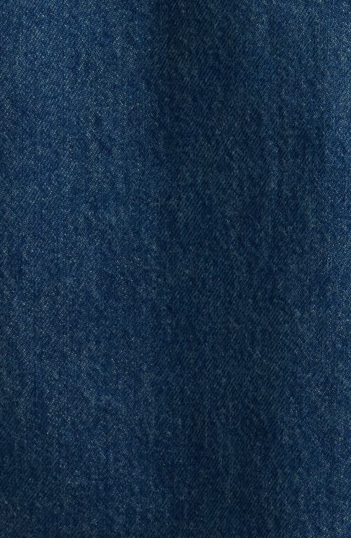 Dickies Mechanic Cotton Denim Button-up Shirt In Blue