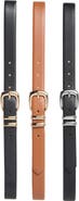 Nine West 3-for-1 Assorted Faux Leather Belts
